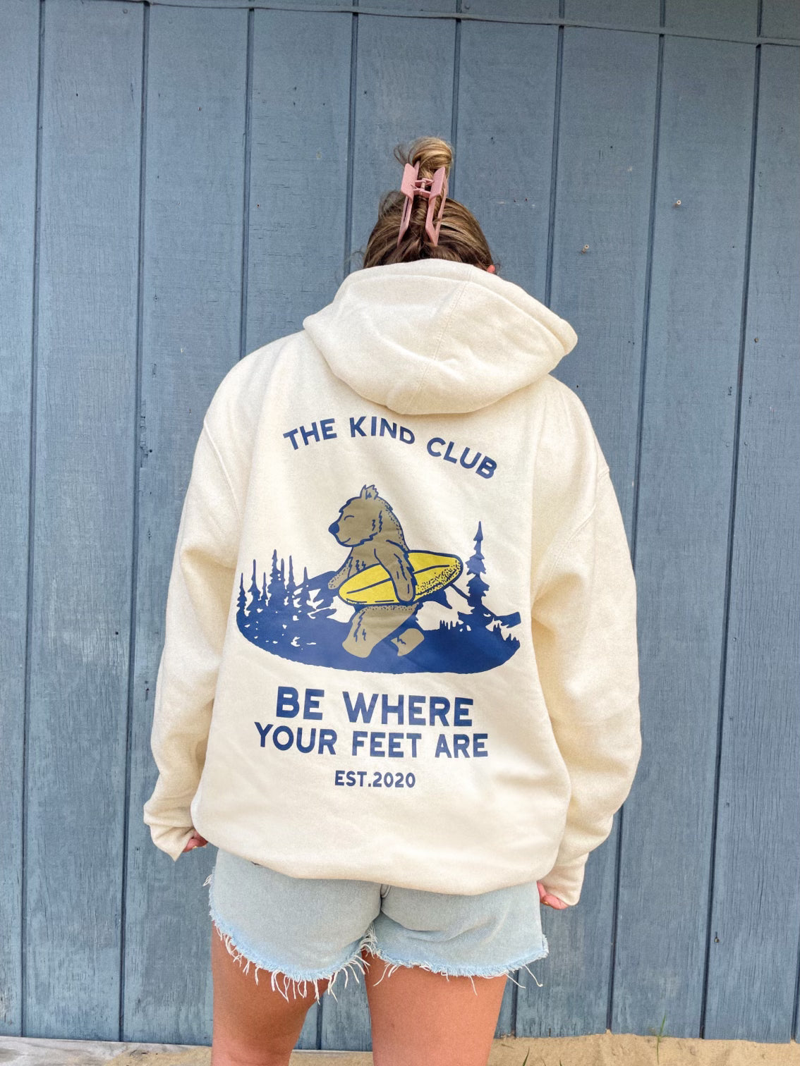 Be Where Your Feet Are Hoodie -- Bone