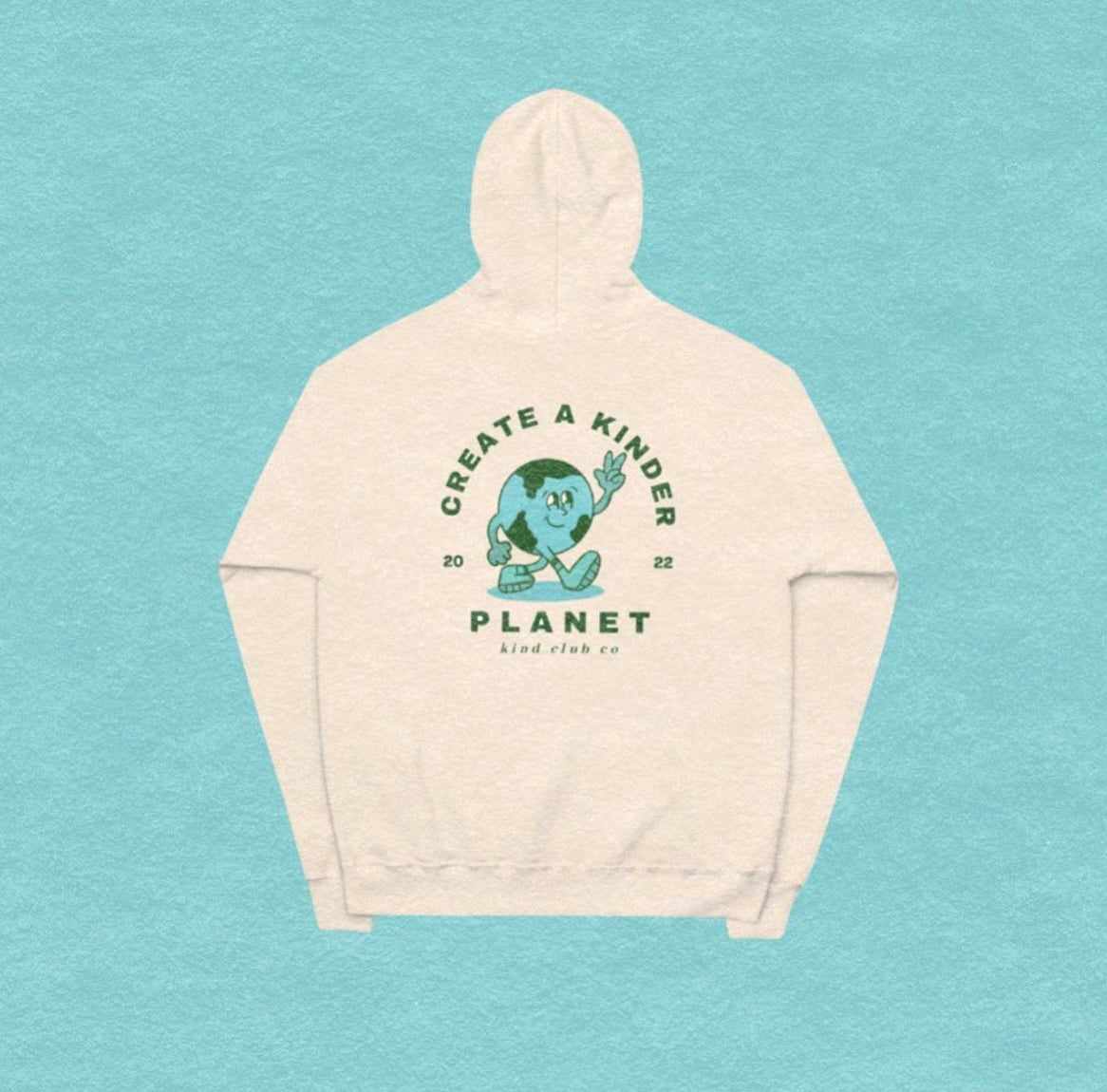 Create a Kinder Planet Hoodie - Bone